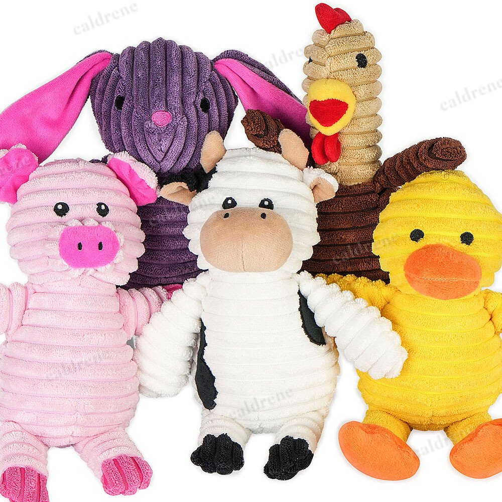 Plush Squeaky Dog Toys, 5 Pack – view 6