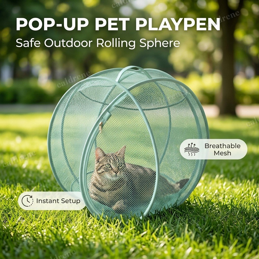 Pop Up Outdoor Cat Enclosure Catio 27 Inch Foldable – view 10