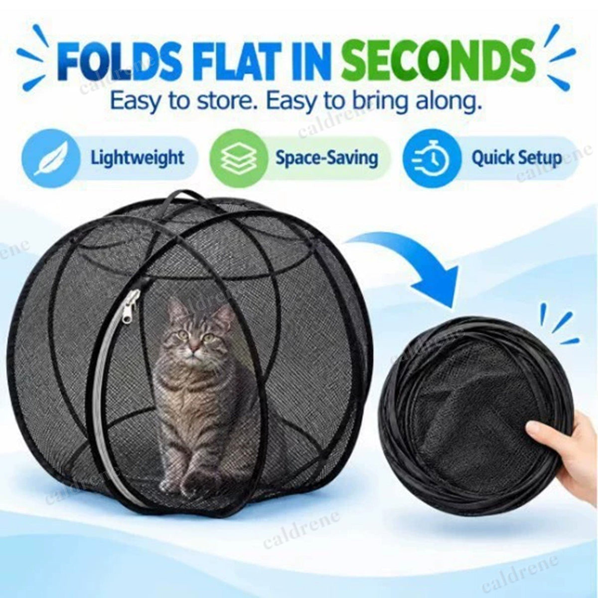 Pop Up Outdoor Cat Enclosure Catio 27 Inch Foldable – view 3