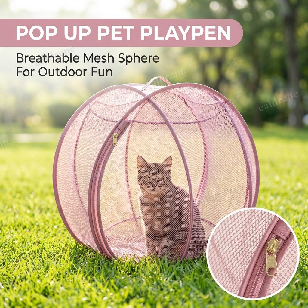 Pop Up Outdoor Cat Enclosure Catio 27 Inch Foldable – view 6