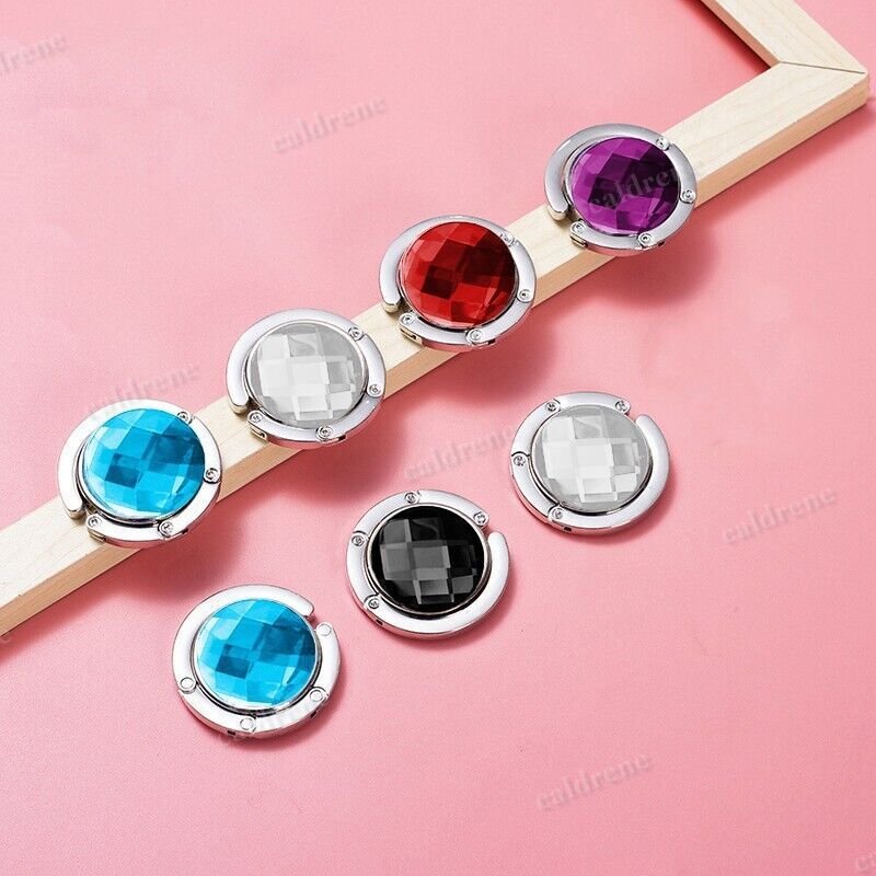 Portable Alloy Folding Table Hanger Foldable Purse Bag Holder Handbag Hook AU – view 4