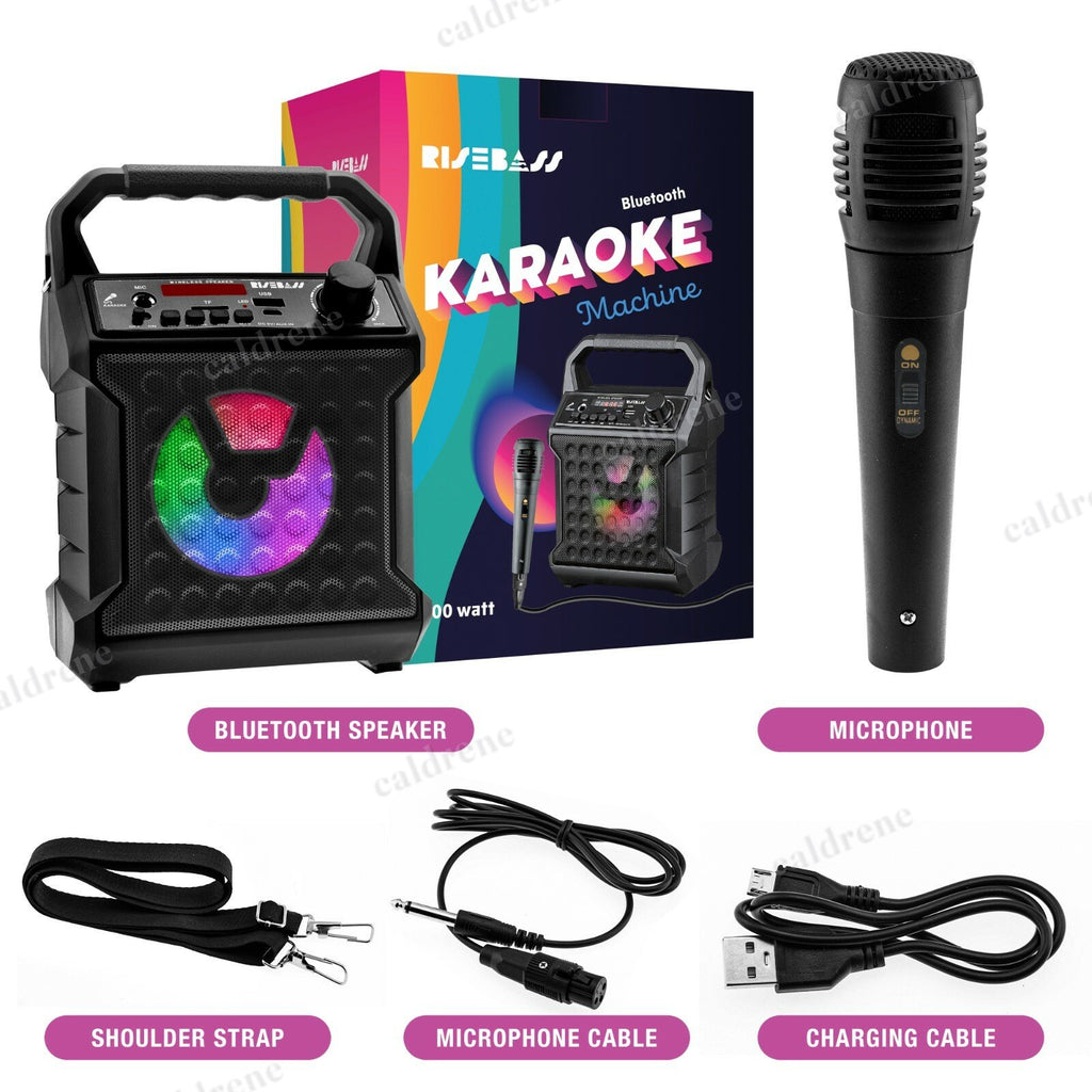 Portable Bluetooth Karaoke Speaker with Microphone – view 2