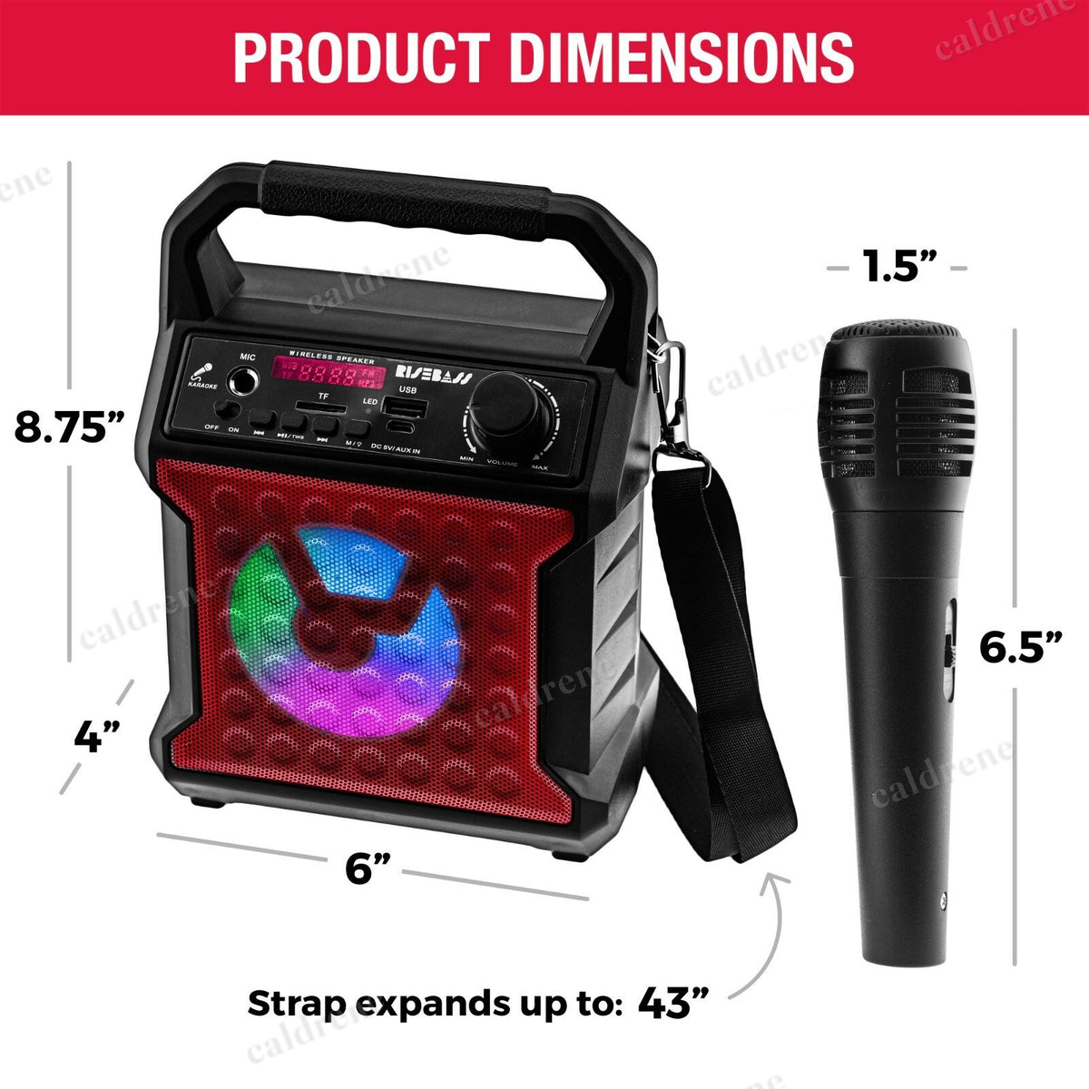 Portable Bluetooth Karaoke Speaker with Microphone – view 8