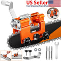 Portable Hand Crank Chainsaw Chain Sharpener Tool Set