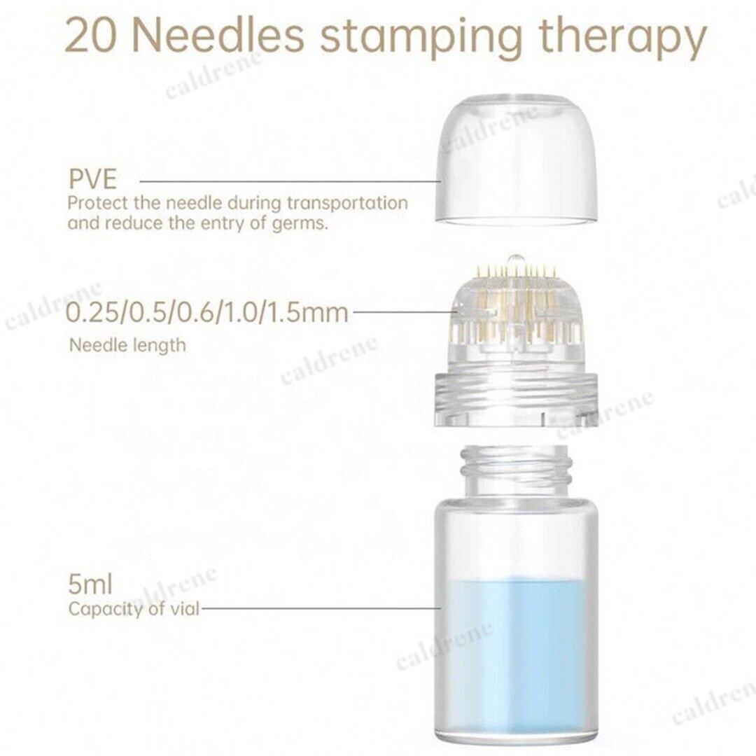 Portable Hydra Needle 20 pins Micro Needle Meso Derma Stamp Skin Rejuvenation – view 4