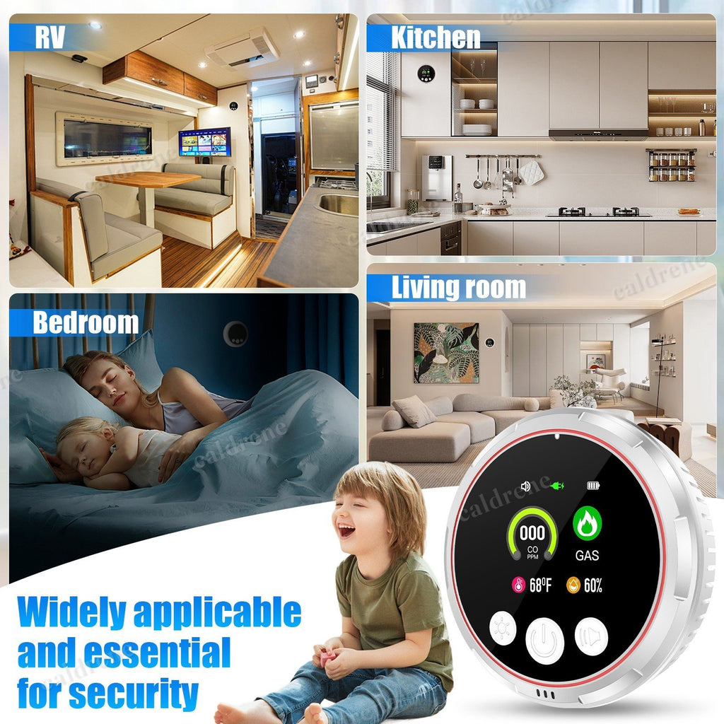 Portable Plug-In Carbon Monoxide, Smoke and Gas Detector – view 6