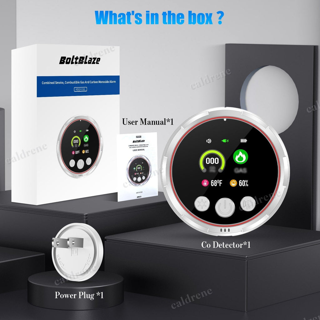 Portable Plug-In Carbon Monoxide, Smoke and Gas Detector – view 8