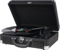 Portable Suitcase Vinyl Record Player Bluetooth 3-Speed