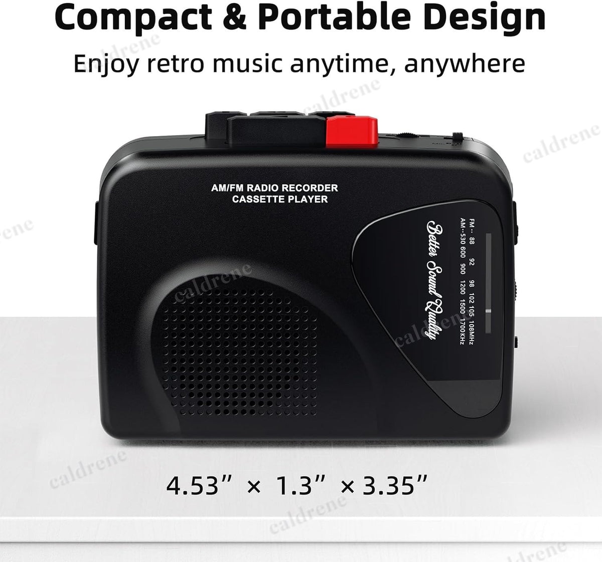 Portable Walkman Cassette Player with AM/FM Radio – view 2