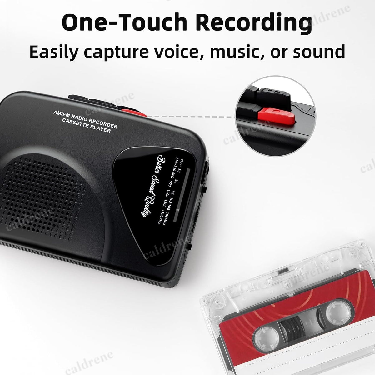 Portable Walkman Cassette Player with AM/FM Radio – view 6