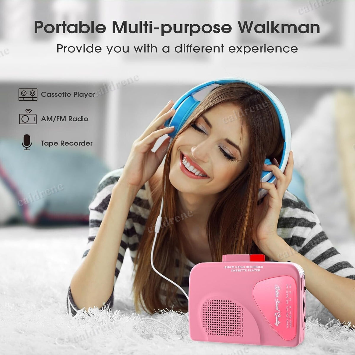 Portable Walkman Cassette Player with AM/FM Radio – view 8