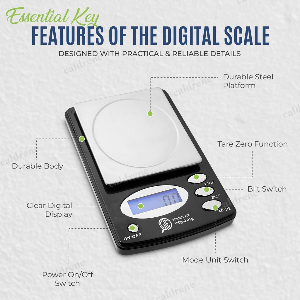 Precision Digital Pocket Scale 100g x 0.01g – view 4