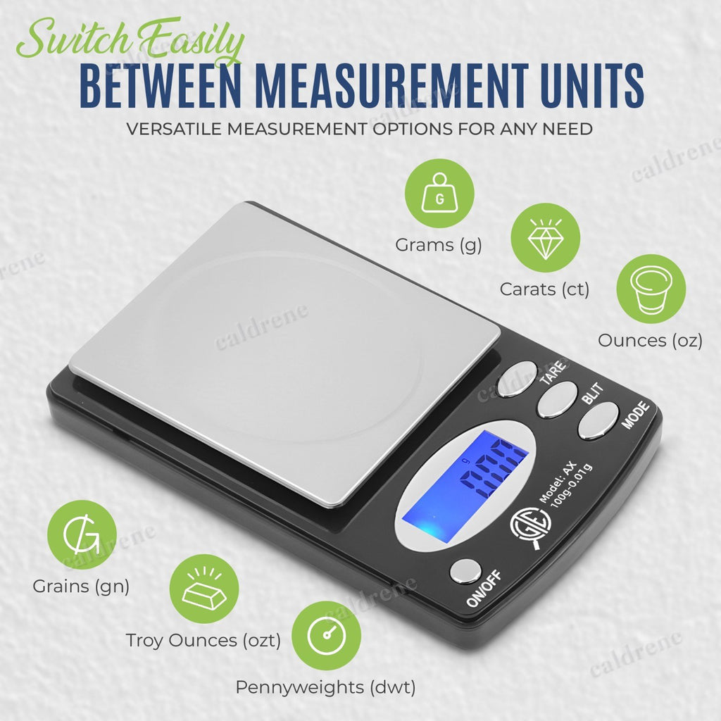 Precision Digital Pocket Scale 100g x 0.01g – view 9