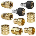 Pressure Washer Adapter Set Quick Disconnect Kit M22, 9 Pieces