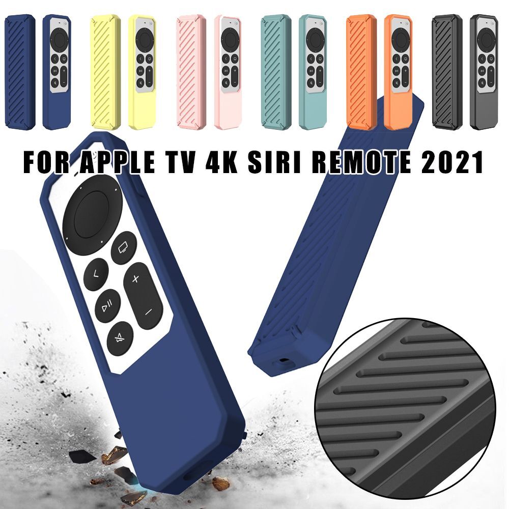 Protector Silicone Cover Protective Case Compatible with Apple TV 4K Siri Remote 2021