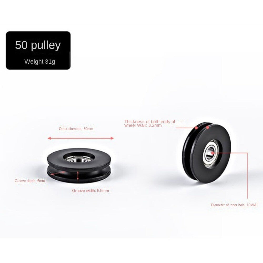 Pulley Wheel for Cable Machines with Nylon Bearing – 50mm