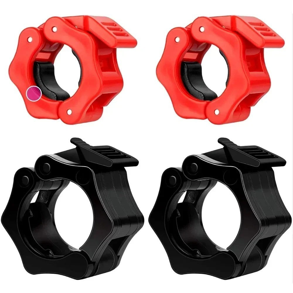 Quick Release Barbell Clamps for Secure Weight Lifting