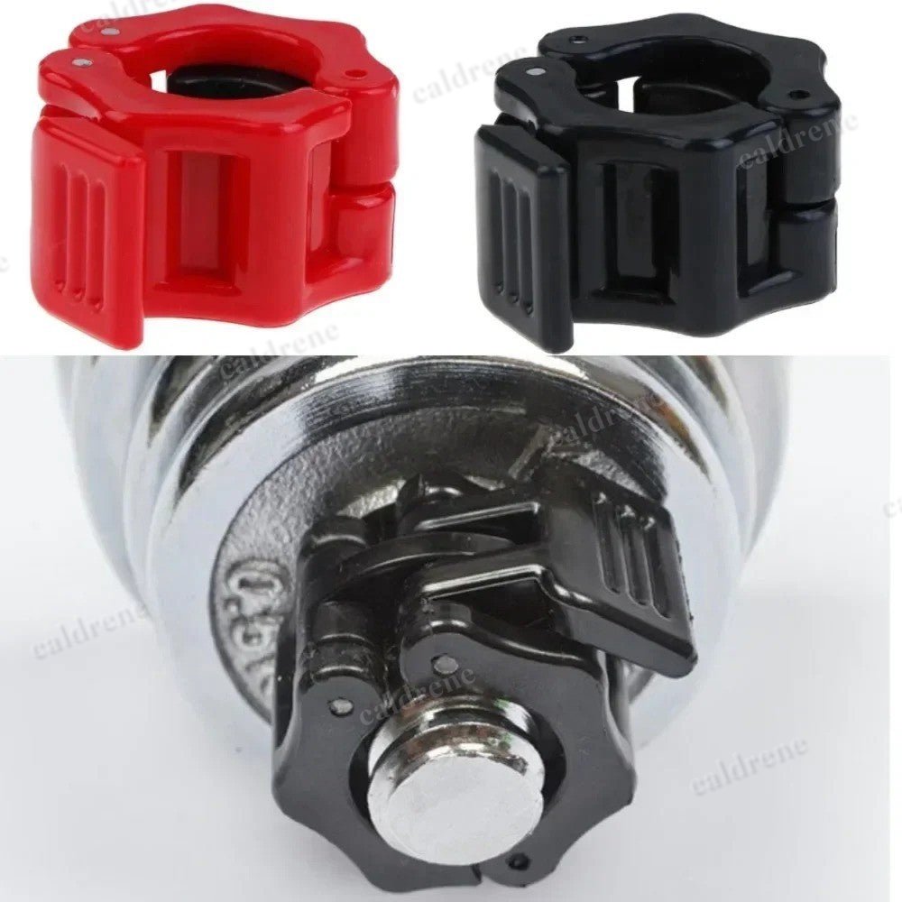 Quick Release Barbell Clamps for Secure Weight Lifting – view 2