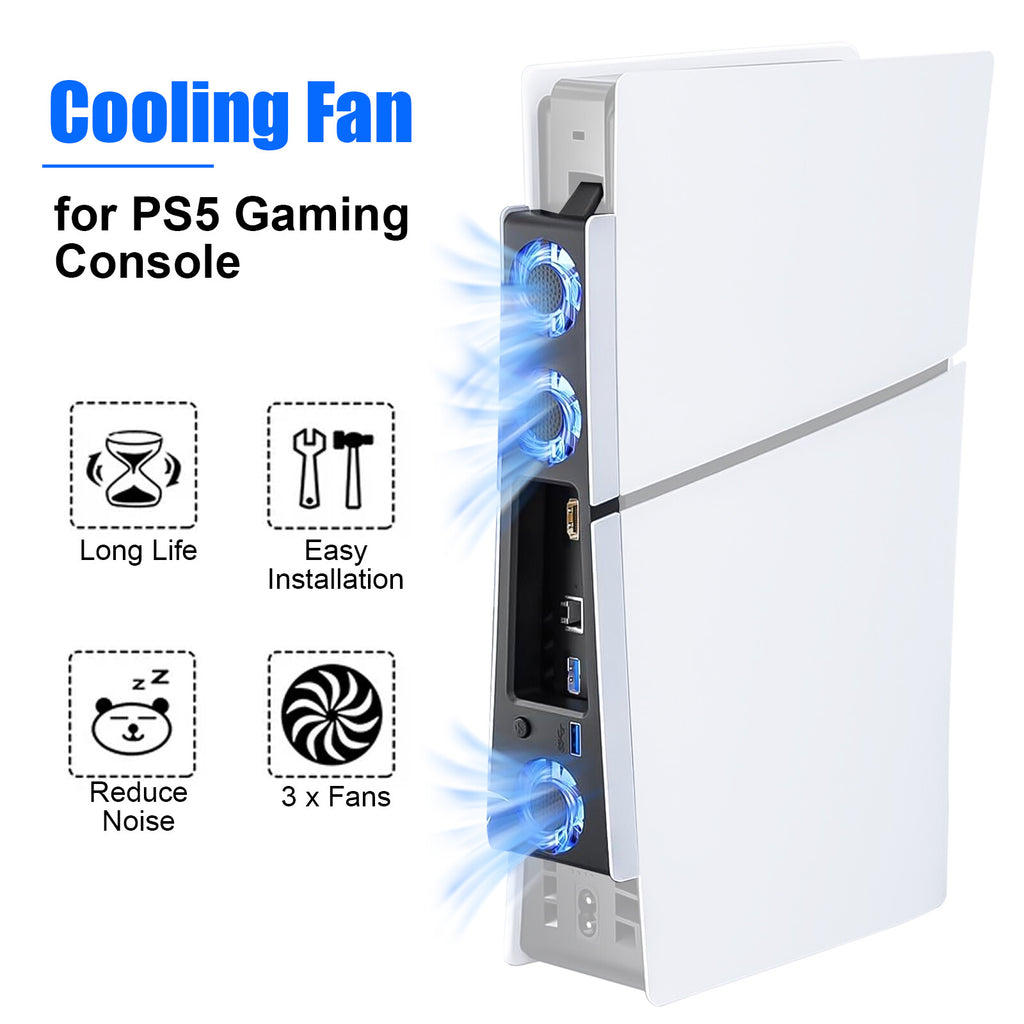 Quiet Cooling Fan for PS5 Slim Console – Caldrene