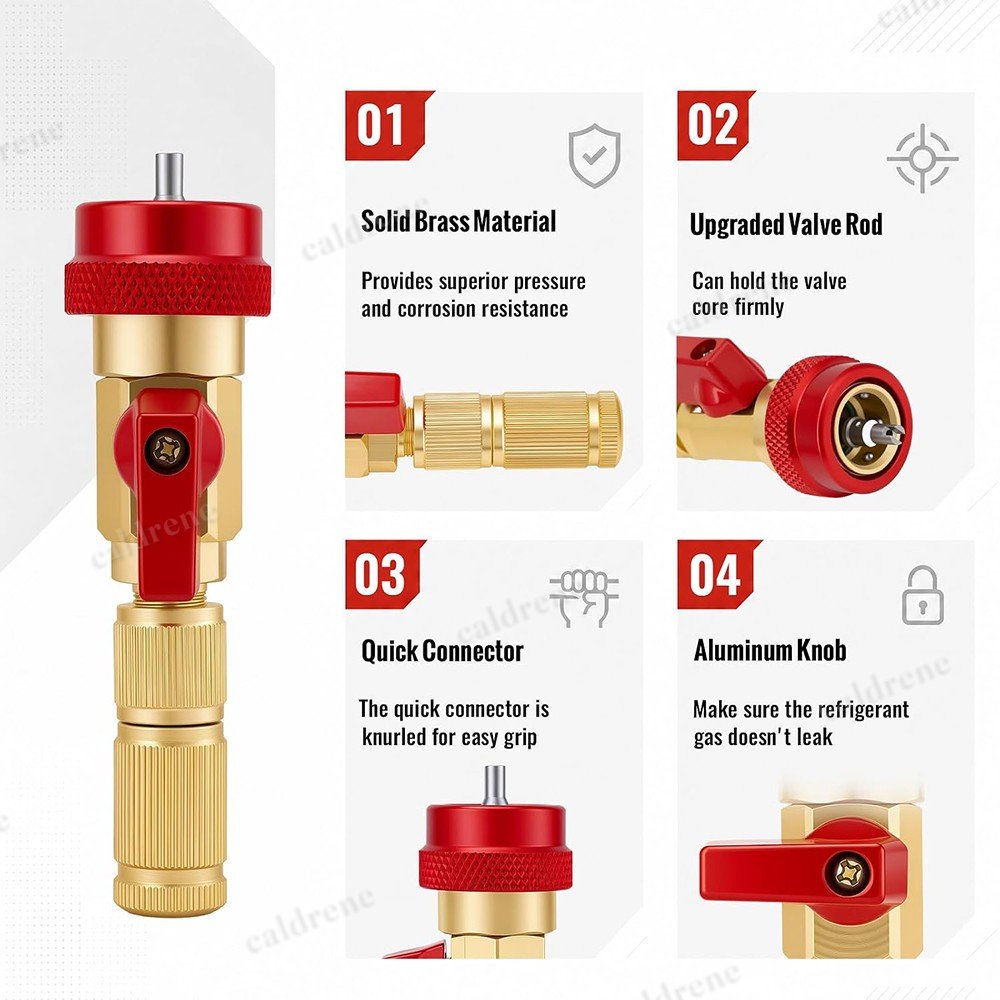 R134A Valve Core Quick Remover Installer Tool Set – view 9