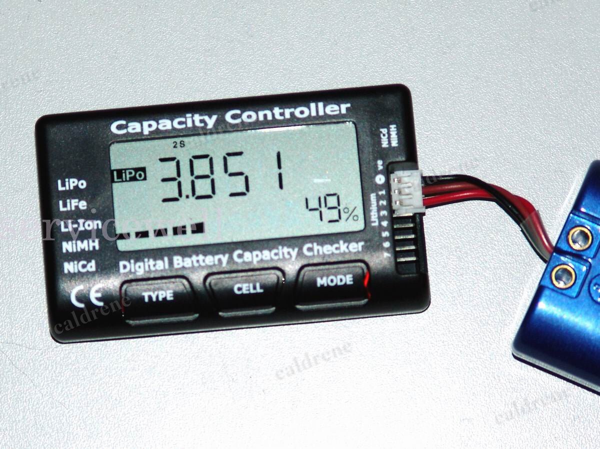 RC CellMeter 7 Digital Battery Capacity Checker for LiPo, LiFe, Li-ion, NiMH – view 6