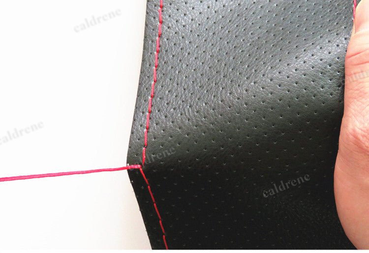 Real Cow Leather DIY Steering Wheel Cover for 37-38cm Wheels – view 3