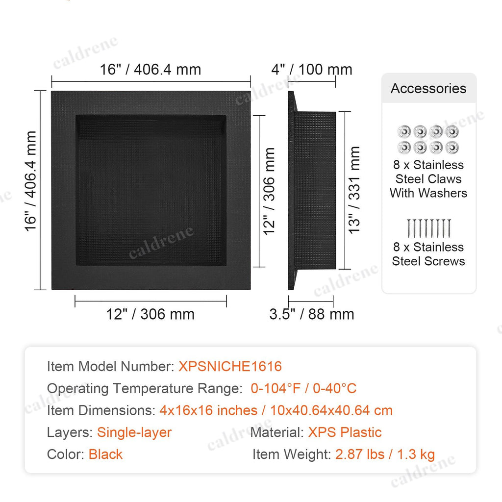 Recessed Shower Niche Shelf – view 7