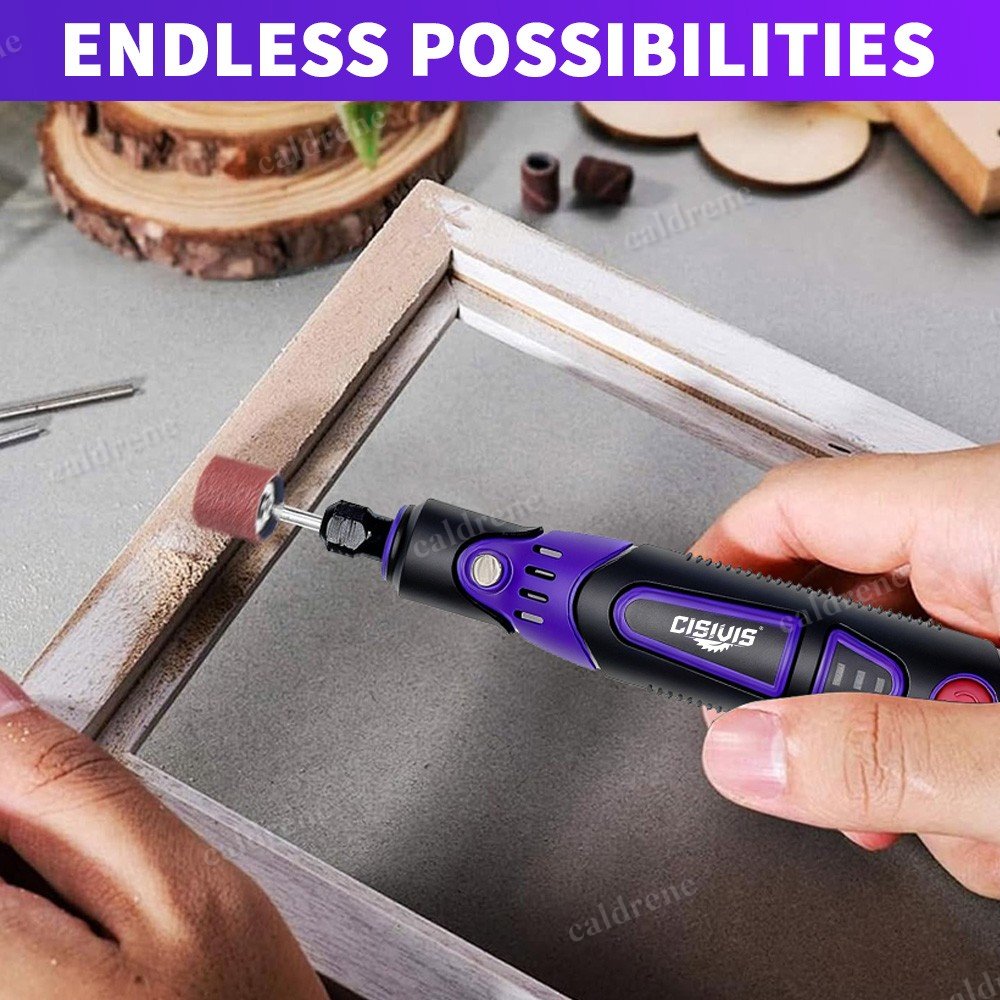 Rechargeable Cordless Rotary Tool Kit 3 Speeds with 82 Accessories – view 4