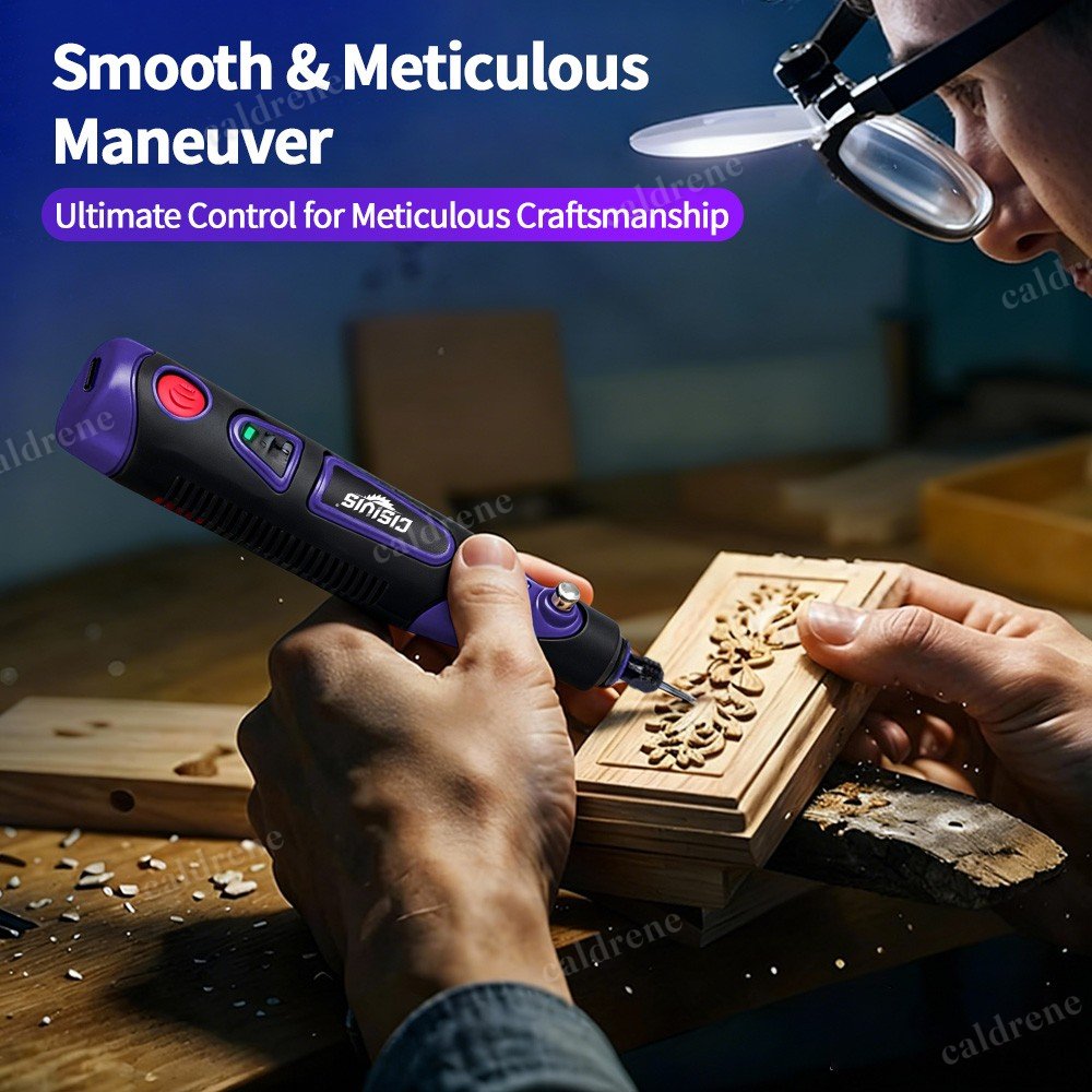 Rechargeable Cordless Rotary Tool Kit 3 Speeds with 82 Accessories – view 9