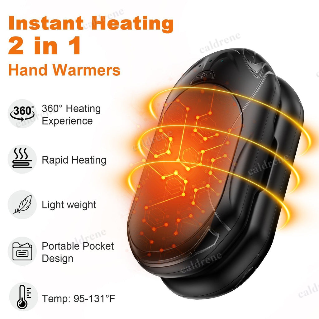 Rechargeable Electric Hand Warmers with 3 Heat Levels, 2 Pack – view 3
