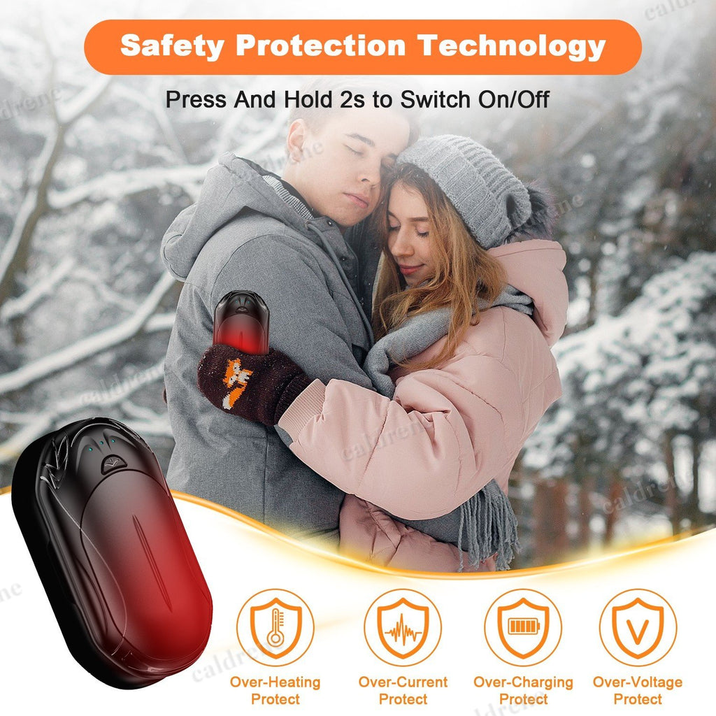 Rechargeable Electric Hand Warmers with 3 Heat Levels, 2 Pack – view 5