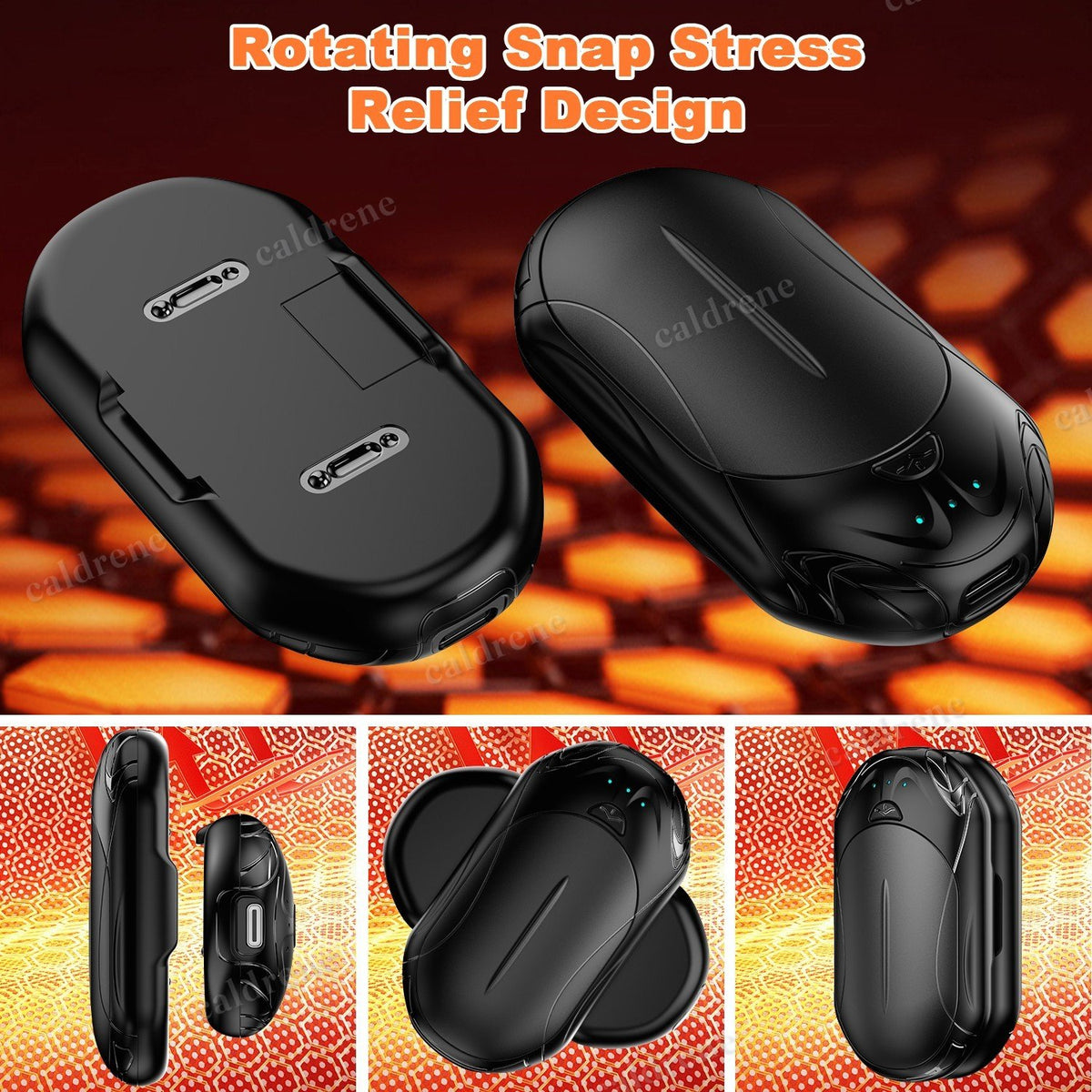 Rechargeable Electric Hand Warmers with 3 Heat Levels, 2 Pack – view 6