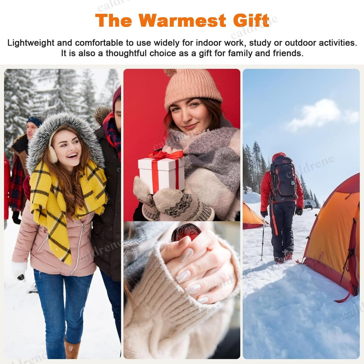 Rechargeable Electric Hand Warmers with 3 Heat Levels, 2 Pack – view 8