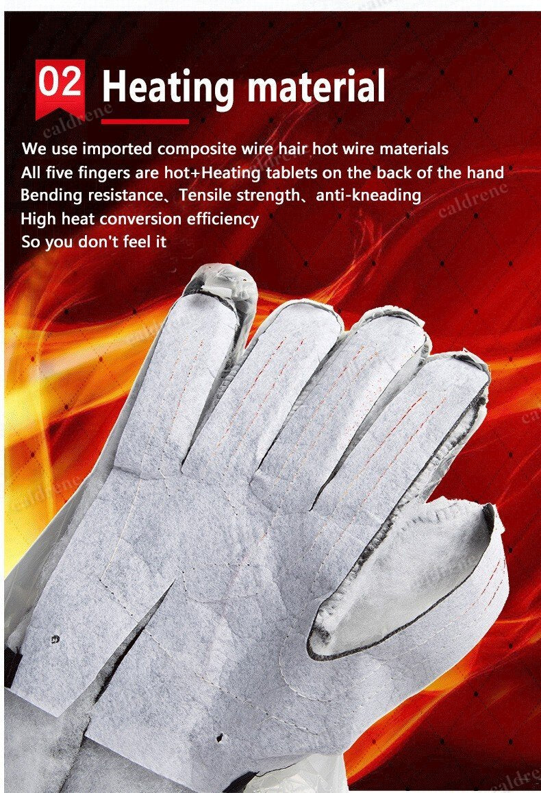 Rechargeable Electric Heated Gloves with 2 Batteries – view 10