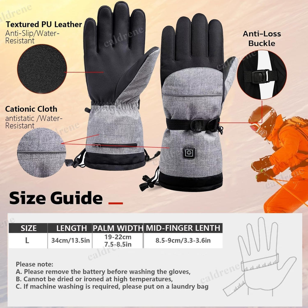 Rechargeable Electric Heated Gloves with 2 Batteries – view 3