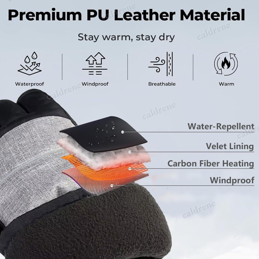 Rechargeable Electric Heated Gloves with 2 Batteries – view 5