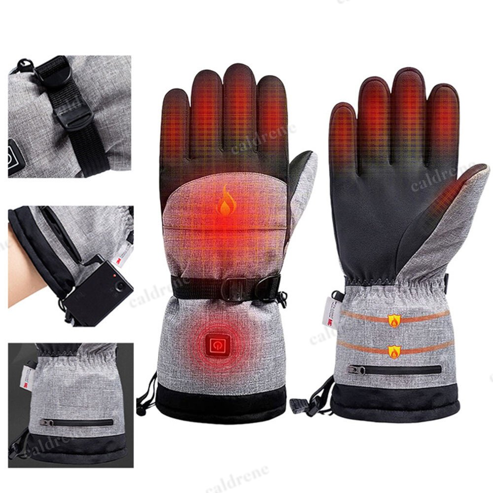 Rechargeable Electric Heated Gloves with 2 Batteries – view 7