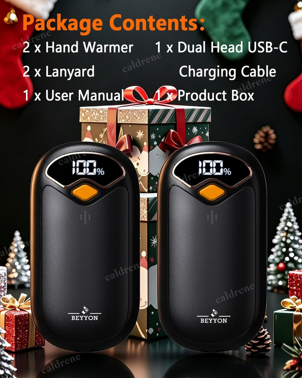 Rechargeable Hand Warmers with LED Display, 2 Pack – view 7
