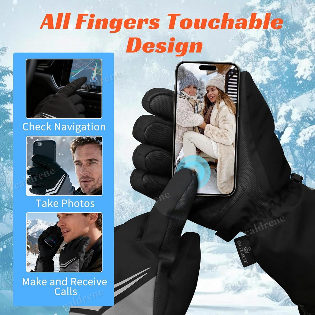 Rechargeable Heated Gloves, 6000mAh, 3 Heat Settings – view 5