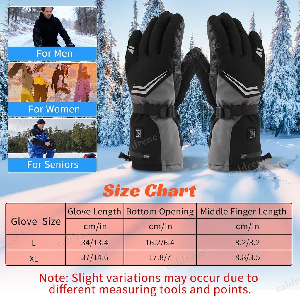 Rechargeable Heated Gloves, 6000mAh, 3 Heat Settings – view 8