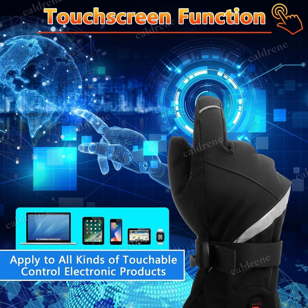 Rechargeable Heated Gloves, Windproof – view 4