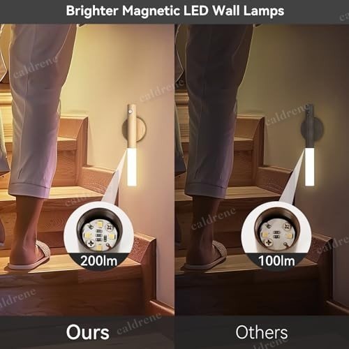 Rechargeable Motion Sensor Magnetic LED Wall Sconces, 6 Pack – view 2