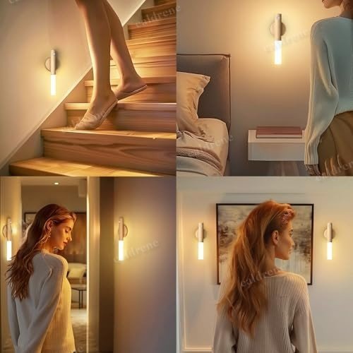 Rechargeable Motion Sensor Magnetic LED Wall Sconces, 6 Pack – view 4