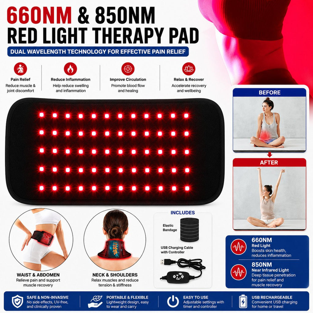 Red Light Therapy Waist Wrap