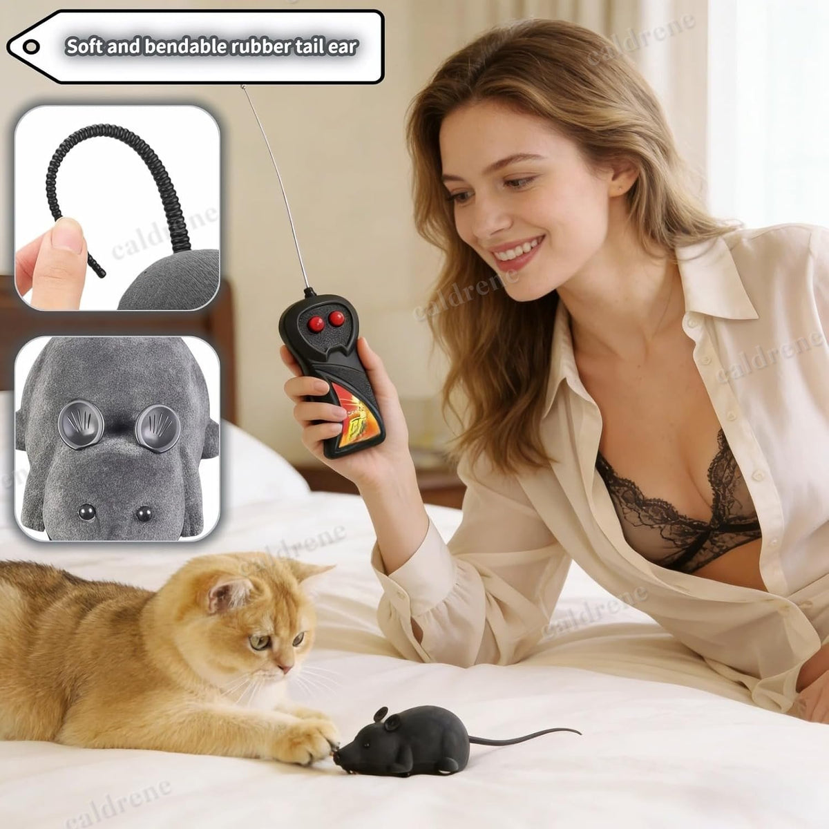 Remote Control Mouse Cat Toy, Rechargeable – view 7