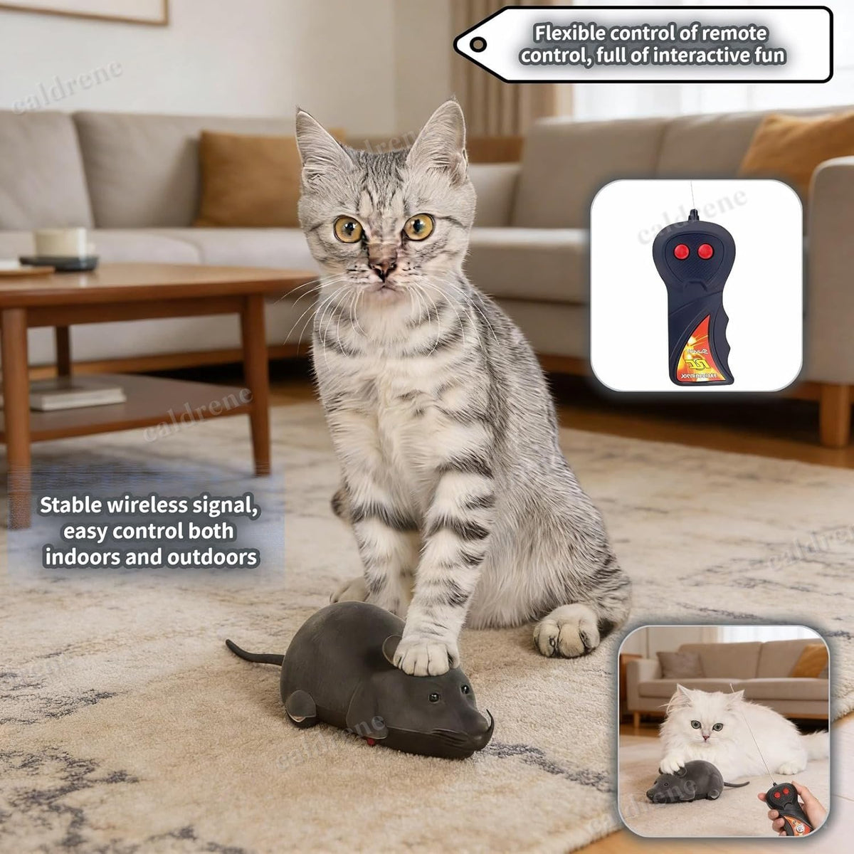 Remote Control Mouse Cat Toy, Rechargeable – view 8