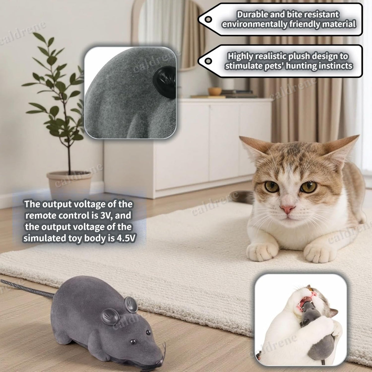 Remote Control Mouse Cat Toy, Rechargeable – view 9