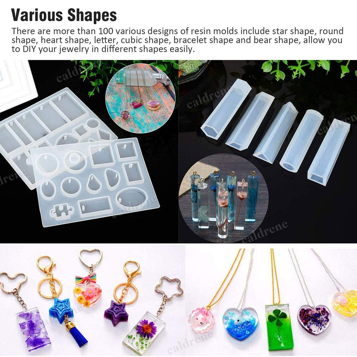 Resin Casting Silicone Mold Kit, 229 Pieces – view 2