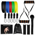 Resistance Band Set, 11 Pieces with Handles – Caldrene
