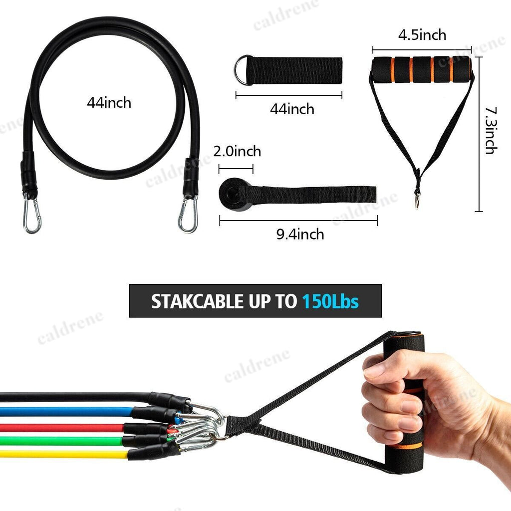 Resistance Band Set, 11 Pieces with Handles – view 3